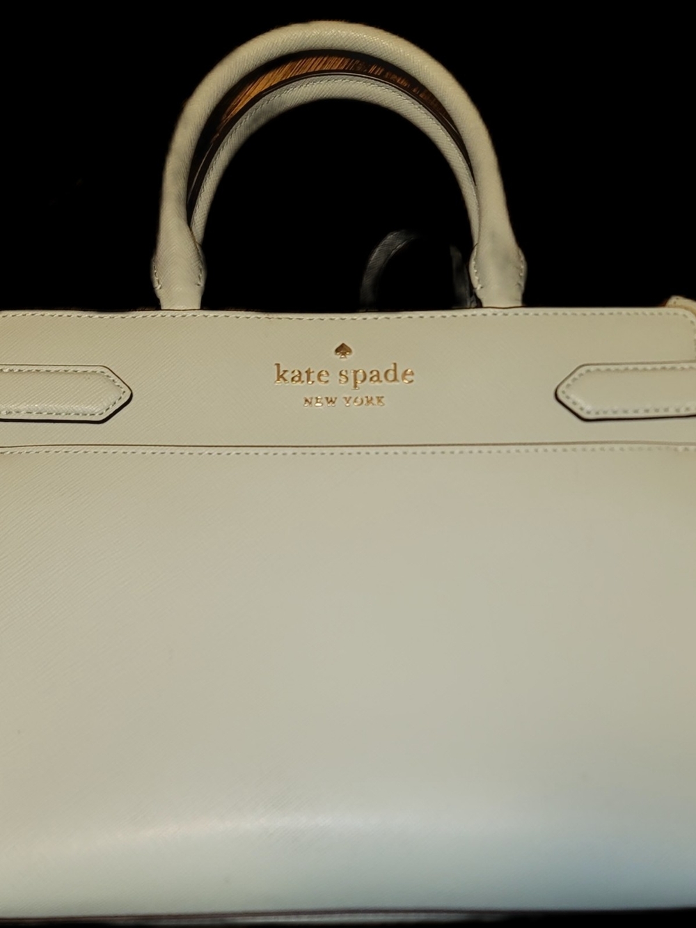 Kate Spade New York Staci Medium Satchel in Blue Saffiano leather - Picture 2 of 6